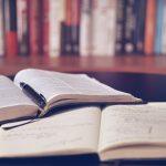 Bible and notebook