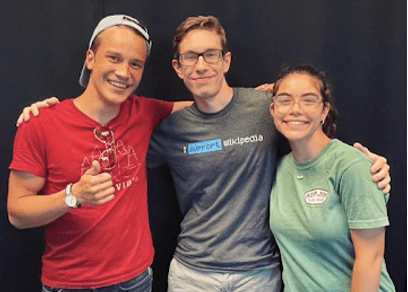 Daniel, Ian, and Dani