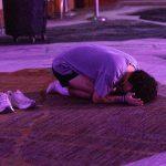praying face down
